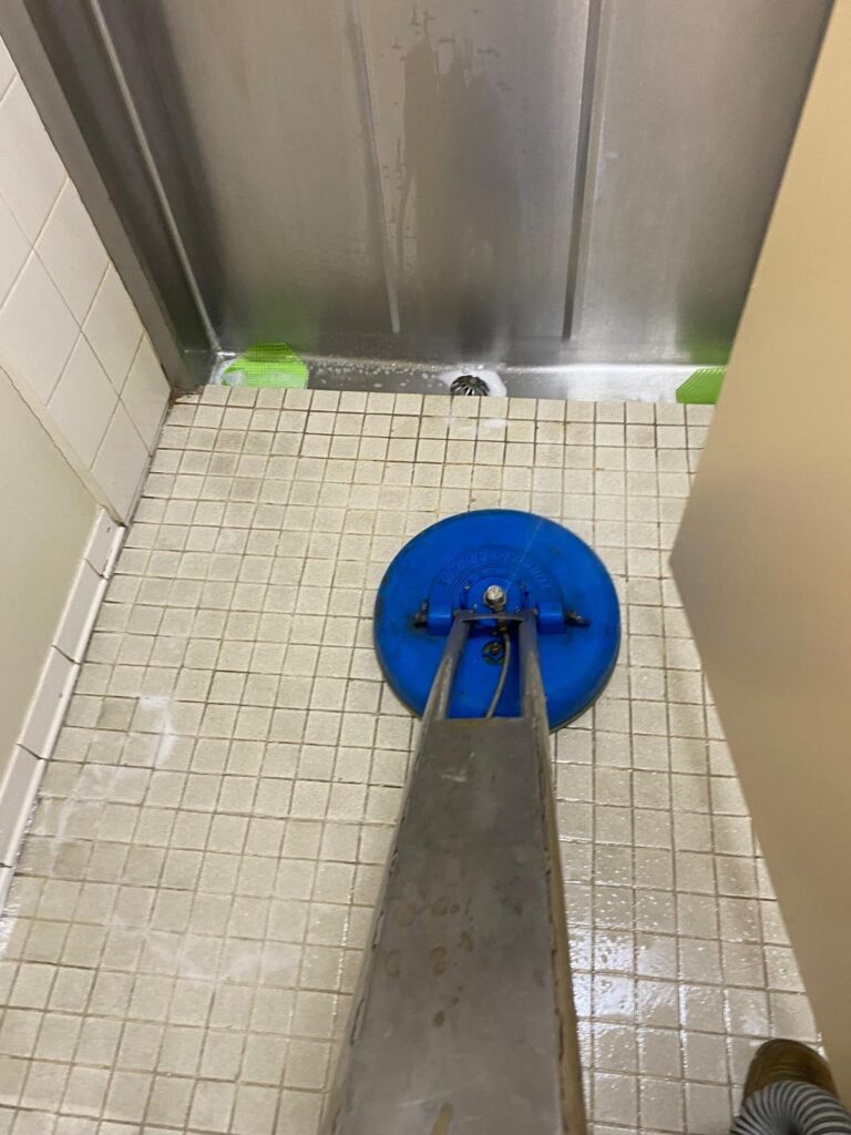 Professional cleaning staff